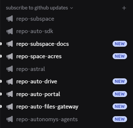 GitHub Update Subscriptions