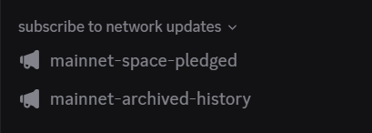 Network Update Subscriptions
